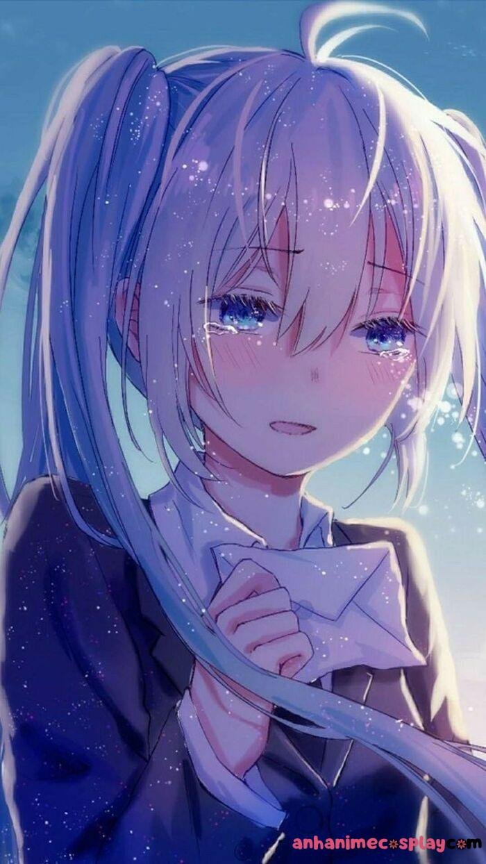 ảnh anime khóc nữ